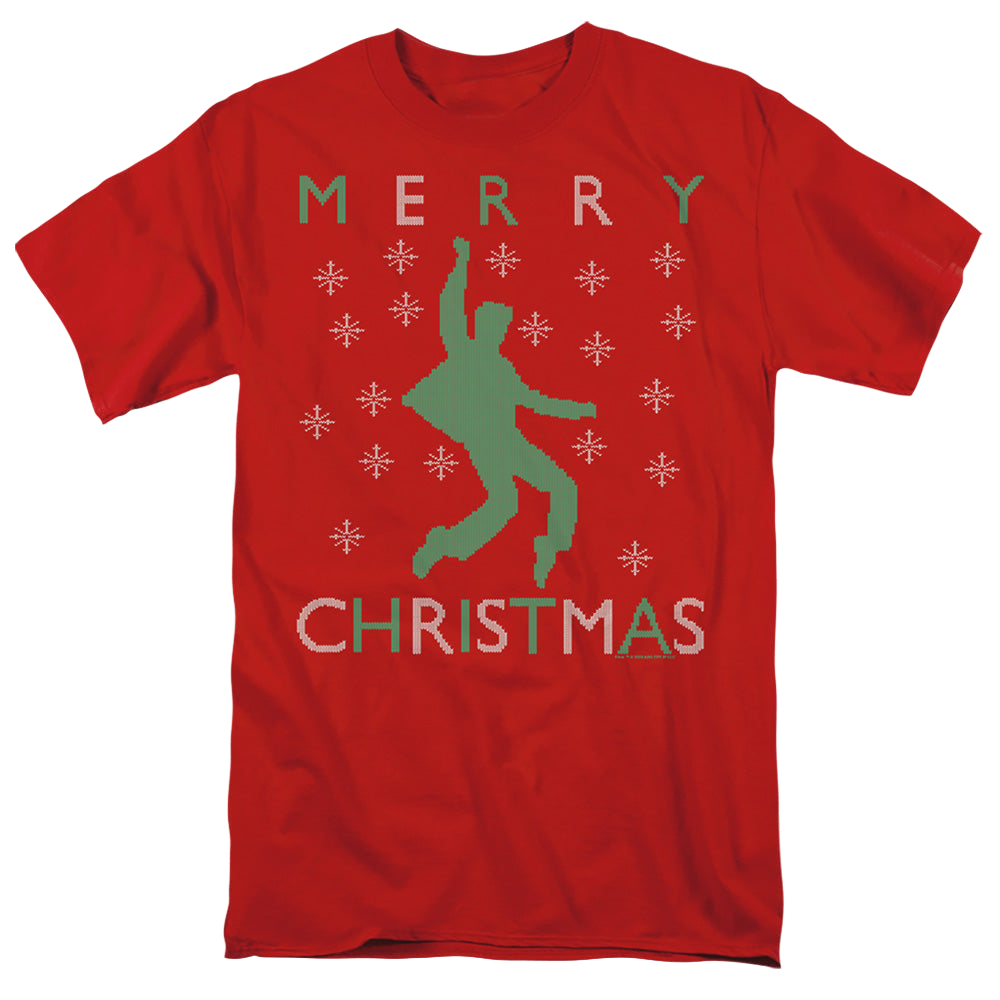 Elvis Presley Dancing Ugly Christmas - Men's Regular Fit T-Shirt Men's Regular Fit T-Shirt Elvis Presley   