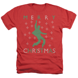 Elvis Presley Dancing Ugly Christmas - Men's Heather T-Shirt Men's Heather T-Shirt Elvis Presley   