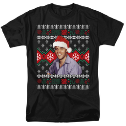 Elvis Presley Ugly Christmas Sweater - Men's Regular Fit T-Shirt Men's Regular Fit T-Shirt Elvis Presley   
