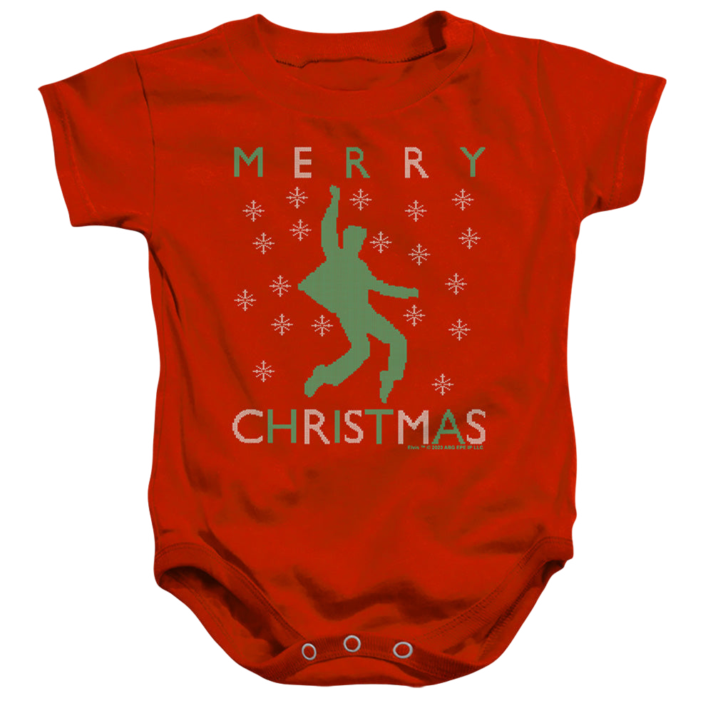 Elvis Presley Dancing Ugly Christmas - Baby Bodysuit Baby Bodysuit Elvis Presley   