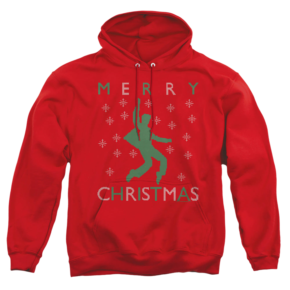 Elvis Presley Dancing Ugly Christmas - Pullover Hoodie Pullover Hoodie Elvis Presley   