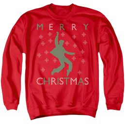 Elvis Presley Dancing Ugly Christmas - Men's Crewneck Sweatshirt Men's Crewneck Sweatshirt Elvis Presley   