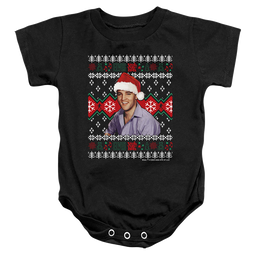 Elvis Presley Ugly Christmas Sweater - Baby Bodysuit Baby Bodysuit Elvis Presley   
