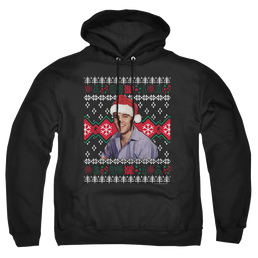 Elvis Presley Ugly Christmas Sweater - Pullover Hoodie Pullover Hoodie Elvis Presley   