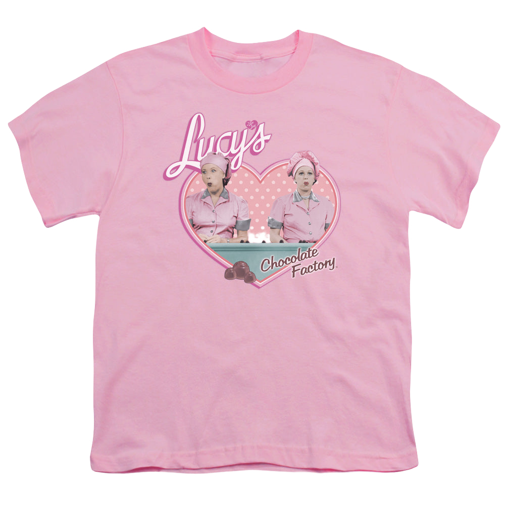 I Love Lucy Chocolate Factory - Youth T-Shirt Youth T-Shirt (Ages 8-12) I Love Lucy   