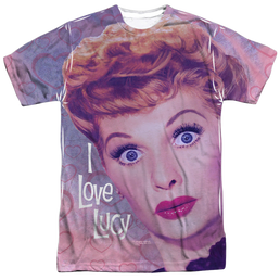 I Love Lucy Funny Hearts - Men's All-Over Print T-Shirt Men's All-Over Print T-Shirt I Love Lucy   