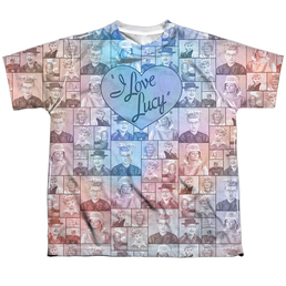 I Love Lucy Many Moods - Youth All-Over Print T-Shirt Youth All-Over Print T-Shirt (Ages 8-12) I Love Lucy   
