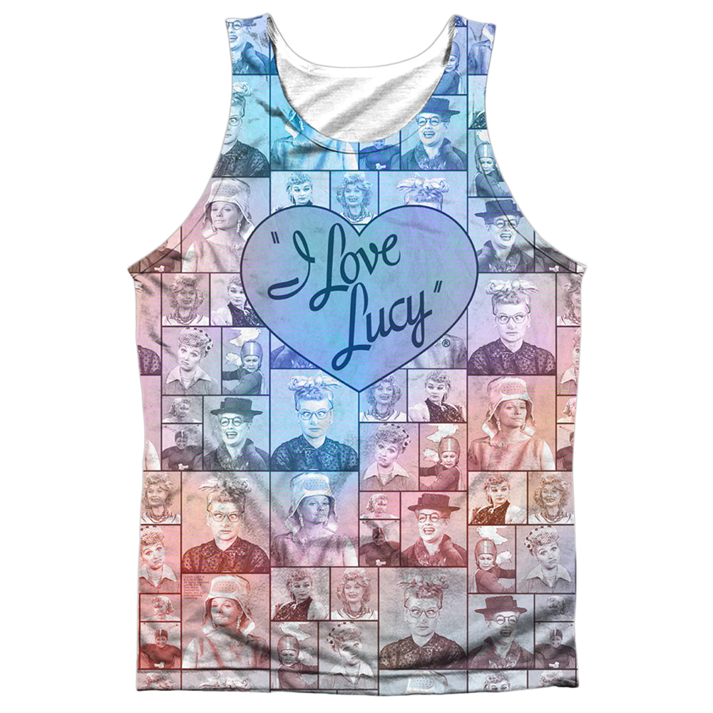 I Love Lucy Many Moods - Men's All Over Print Tank Top Men's All Over Print Tank I Love Lucy   
