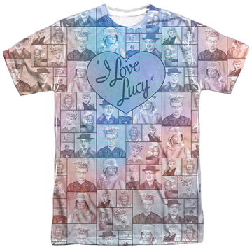 I Love Lucy Many Moods men's all-over print t-shirt