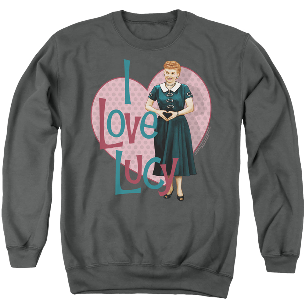 I Love Lucy Heart You - Men's Crewneck Sweatshirt Men's Crewneck Sweatshirt I Love Lucy   