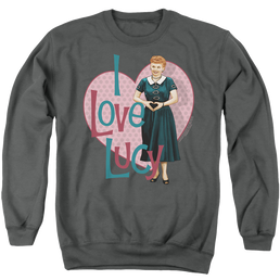 I Love Lucy Heart You - Men's Crewneck Sweatshirt Men's Crewneck Sweatshirt I Love Lucy   