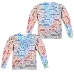 I Love Lucy Many Moods (Front/Back Print) - Men's All-Over Print Long Sleeve Men's All-Over Print Long Sleeve I Love Lucy   