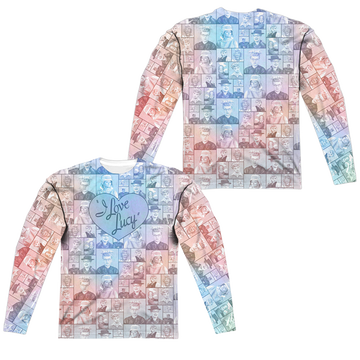 I Love Lucy Many Moods men's all-over print long sleeve