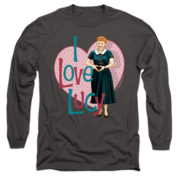 I Love Lucy Heart You - Men's Long Sleeve T-Shirt Men's Long Sleeve T-Shirt I Love Lucy   