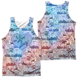 I Love Lucy Many Moods (Front/Back Print) - Men's All Over Print Tank Top Men's All Over Print Tank I Love Lucy   