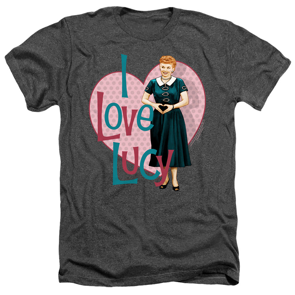 I Love Lucy Heart You - Men's Heather T-Shirt Men's Heather T-Shirt I Love Lucy   