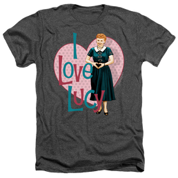 I Love Lucy Heart You - Men's Heather T-Shirt Men's Heather T-Shirt I Love Lucy   