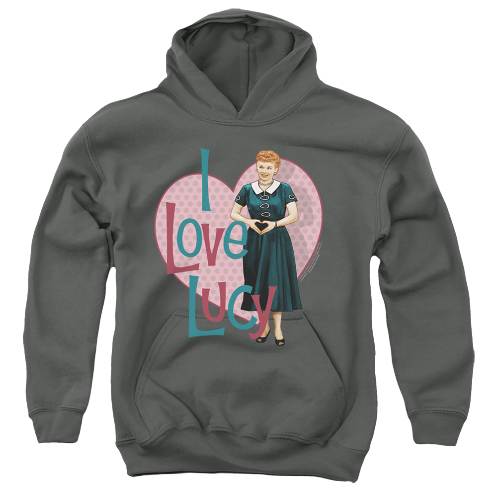 I Love Lucy Heart You - Youth Hoodie Youth Hoodie (Ages 8-12) I Love Lucy   