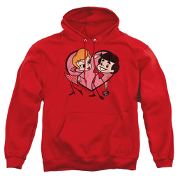 I Love Lucy Cartoon Love - Pullover Hoodie Pullover Hoodie I Love Lucy   