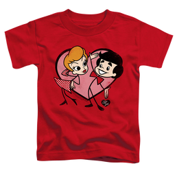 I Love Lucy Cartoon Love - Kid's T-Shirt Kid's T-Shirt (Ages 4-7) I Love Lucy   
