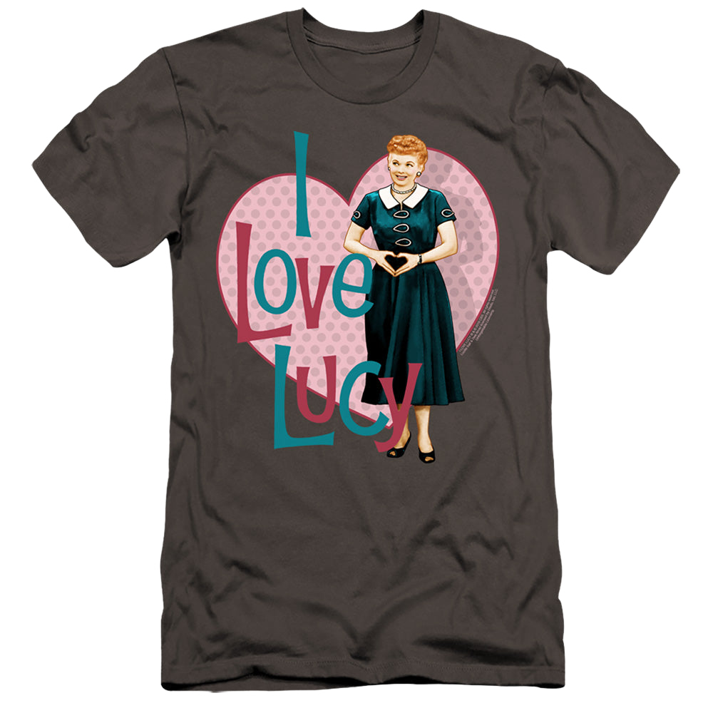 I Love Lucy Heart You - Men's Premium Slim Fit T-Shirt Men's Premium Slim Fit T-Shirt I Love Lucy   
