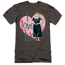 I Love Lucy Heart You - Men's Premium Slim Fit T-Shirt Men's Premium Slim Fit T-Shirt I Love Lucy   