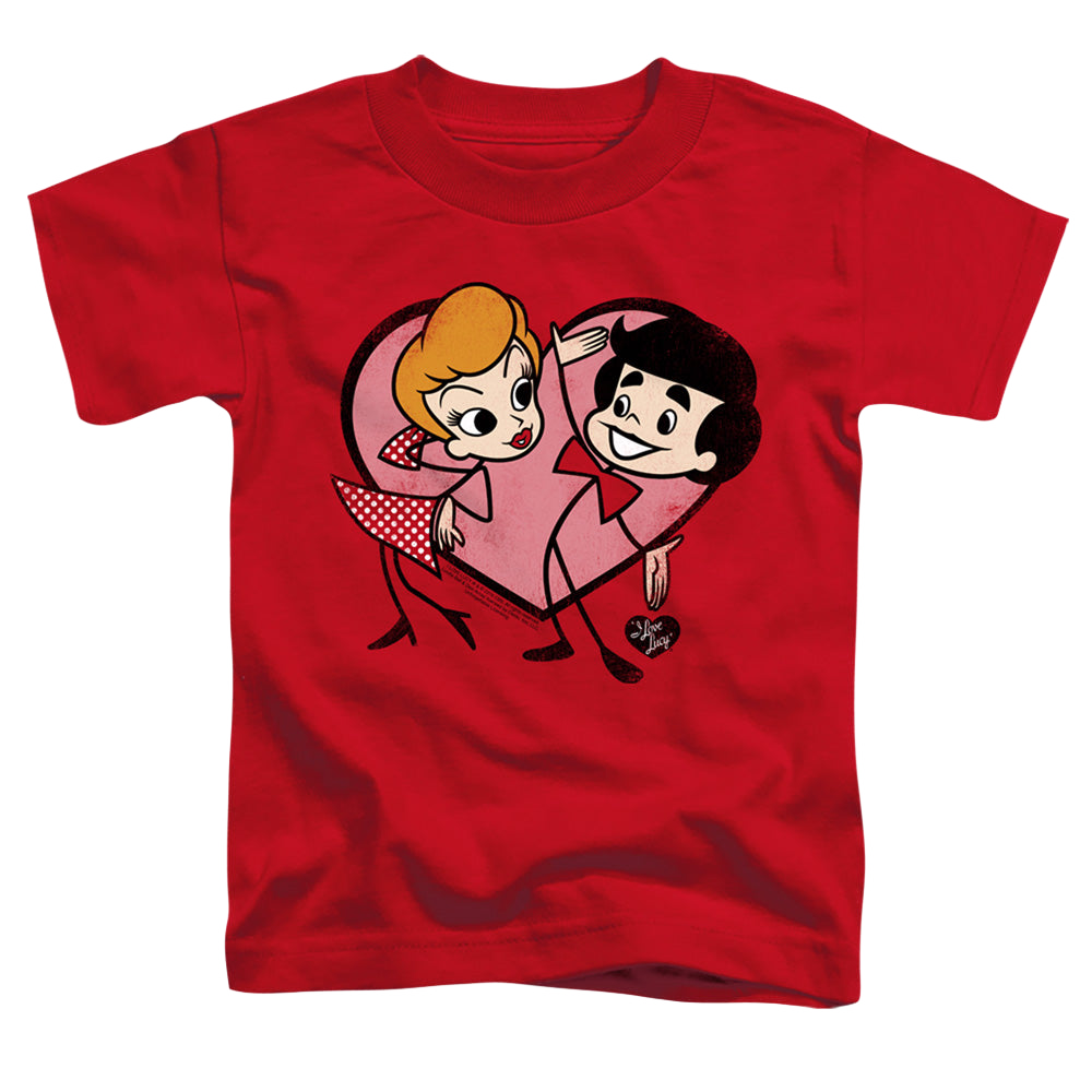 I Love Lucy Cartoon Love - Toddler T-Shirt Toddler T-Shirt I Love Lucy   