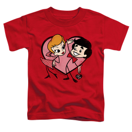 I Love Lucy Cartoon Love - Toddler T-Shirt Toddler T-Shirt I Love Lucy   