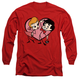 I Love Lucy Cartoon Love - Men's Long Sleeve T-Shirt Men's Long Sleeve T-Shirt I Love Lucy   