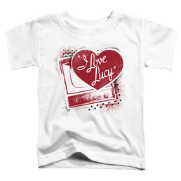 I Love Lucy Spray Paint Heart - Toddler T-Shirt Toddler T-Shirt I Love Lucy   