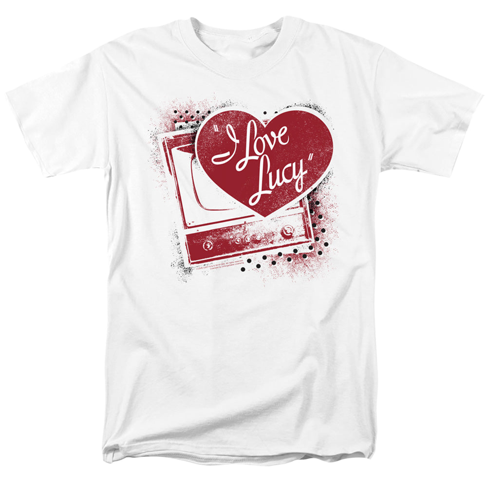 I Love Lucy Spray Paint Heart - Men's Regular Fit T-Shirt Men's Regular Fit T-Shirt I Love Lucy   