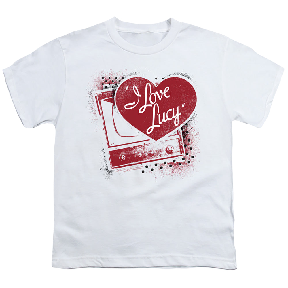 I Love Lucy Spray Paint Heart - Youth T-Shirt Youth T-Shirt (Ages 8-12) I Love Lucy   