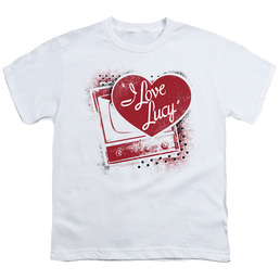 I Love Lucy Spray Paint Heart - Youth T-Shirt Youth T-Shirt (Ages 8-12) I Love Lucy   