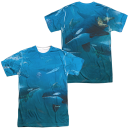 Wild Wings Whales (Front/Back Print) - Men's All-Over Print T-Shirt Men's All-Over Print T-Shirt Wild Wings   