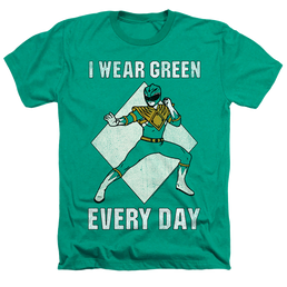 Power Rangers Always Green - Men's Heather T-Shirt Men's Heather T-Shirt Power Rangers   