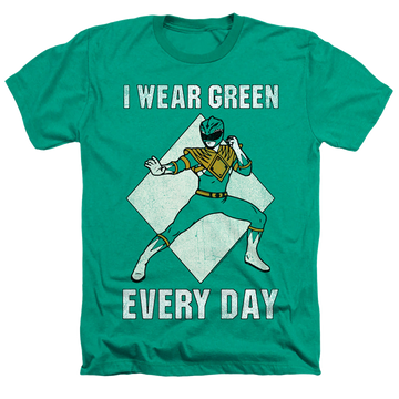 Power Rangers Always Green - Men's Heather T-Shirt Men's Heather T-Shirt Power Rangers   