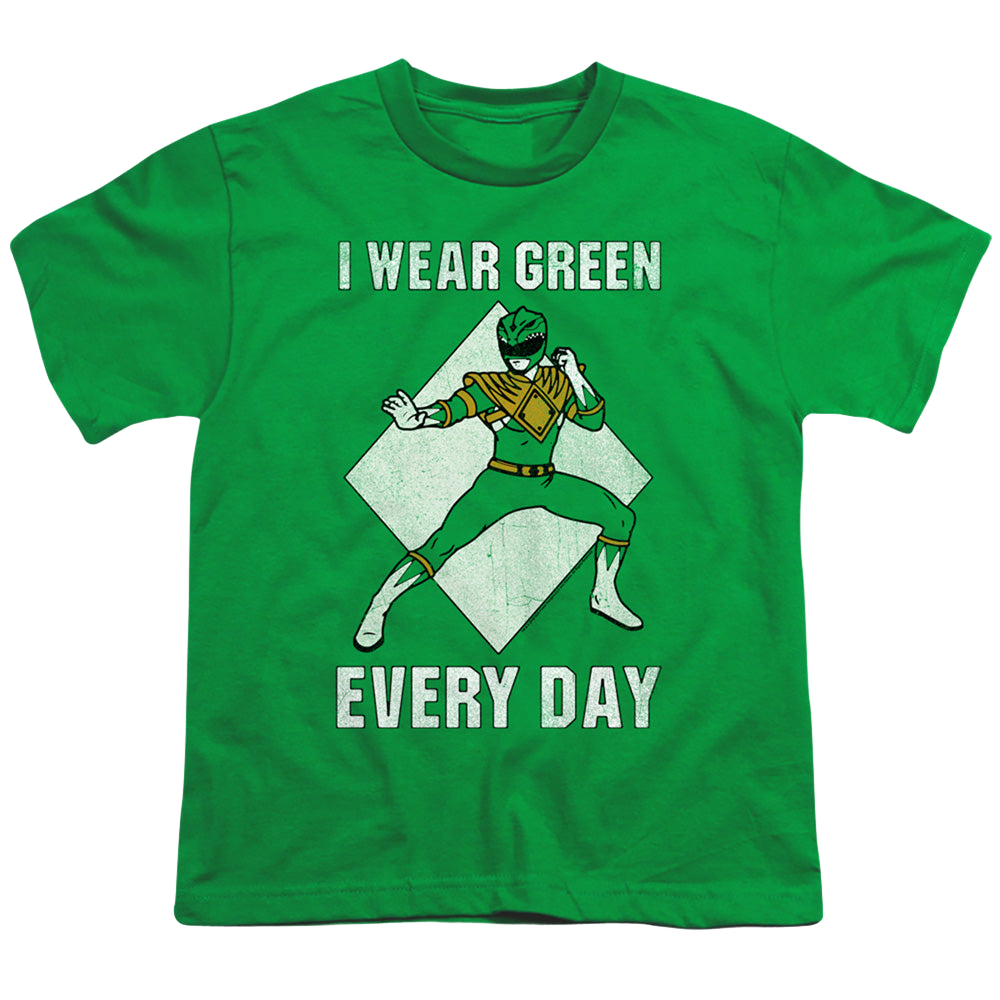 Power Rangers Always Green - Youth T-Shirt Youth T-Shirt (Ages 8-12) Power Rangers   