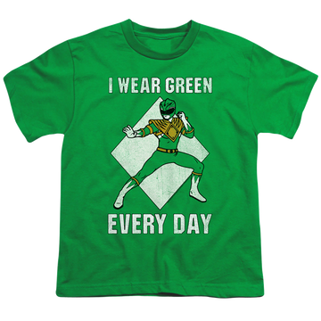 Power Rangers Always Green - Youth T-Shirt Youth T-Shirt (Ages 8-12) Power Rangers   
