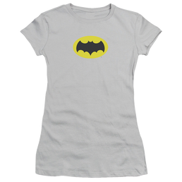 Batman Classic TV Series Chest Logo - Juniors T-Shirt Juniors T-Shirt Batman Classic TV Series   