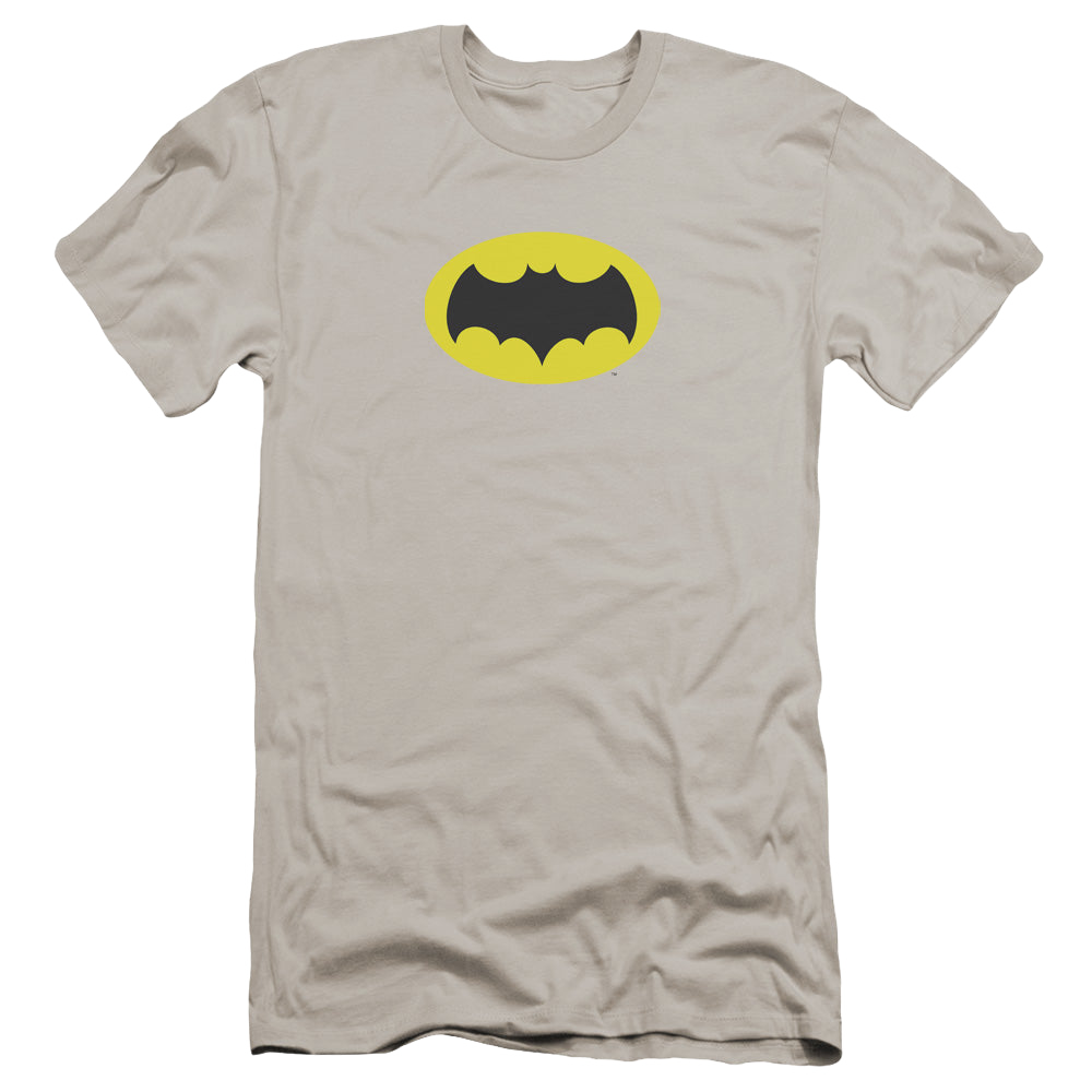 Batman Classic TV Series Chest Logo - Men's Premium Slim Fit T-Shirt Men's Premium Slim Fit T-Shirt Batman Classic TV Series   