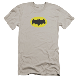 Batman Classic TV Series Chest Logo - Men's Premium Slim Fit T-Shirt Men's Premium Slim Fit T-Shirt Batman Classic TV Series   