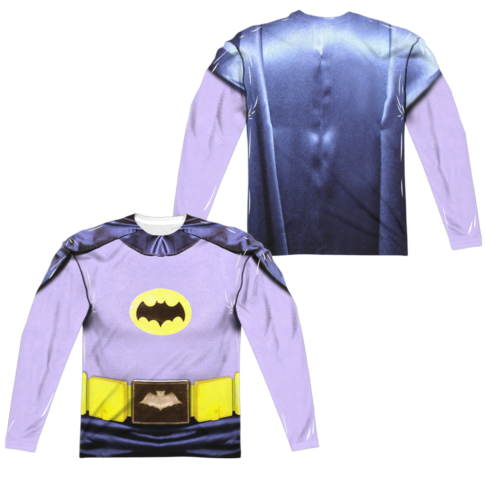 Batman Classic TV Series Batman Costume (Front/Back Print) - Men's All-Over Print Long Sleeve Men's All-Over Print Long Sleeve Batman   