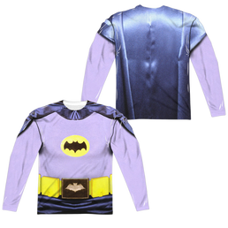 Batman Classic TV Series Batman Costume (Front/Back Print) - Men's All-Over Print Long Sleeve Men's All-Over Print Long Sleeve Batman   