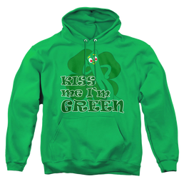Gumby Kiss Me Im Green - Pullover Hoodie Pullover Hoodie Gumby   