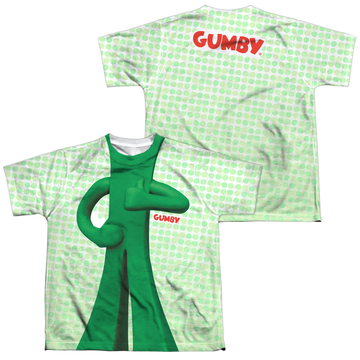 Gumby Gum Me Sub youth all-over print t-shirt for ages 8 to 12