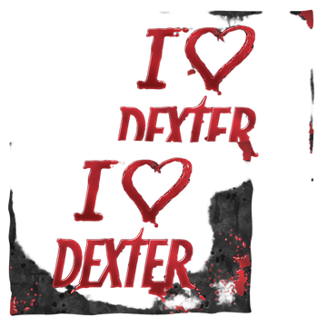 I Heart Dexter (Front/Back Print) pillow case