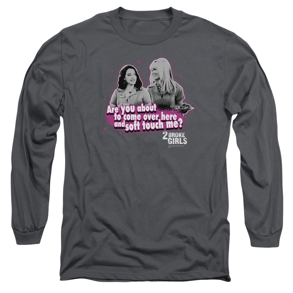 2 Broke Girls Soft Touch - Men's Long Sleeve T-Shirt Men's Long Sleeve T-Shirt 2 Broke Girls   