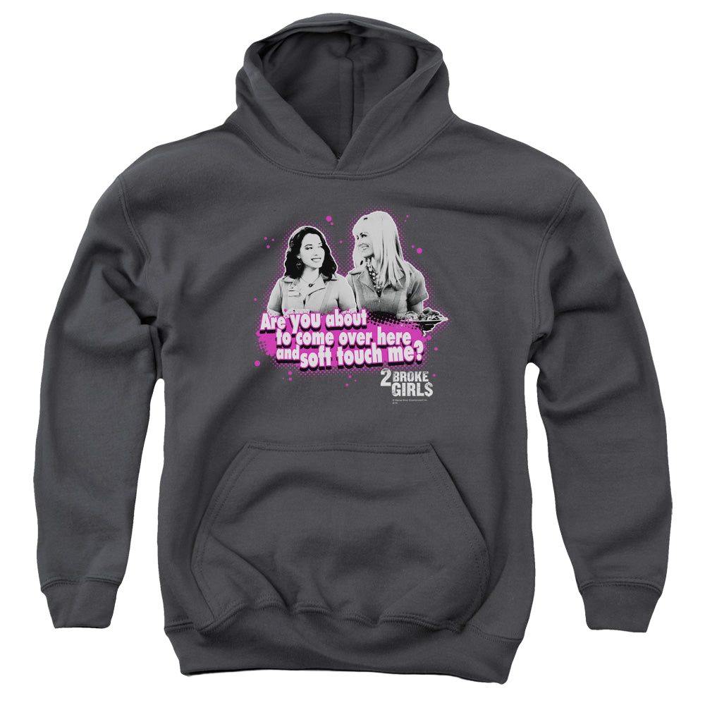 2 Broke Girls Soft Touch - Youth Hoodie Youth Hoodie (Ages 8-12) 2 Broke Girls   
