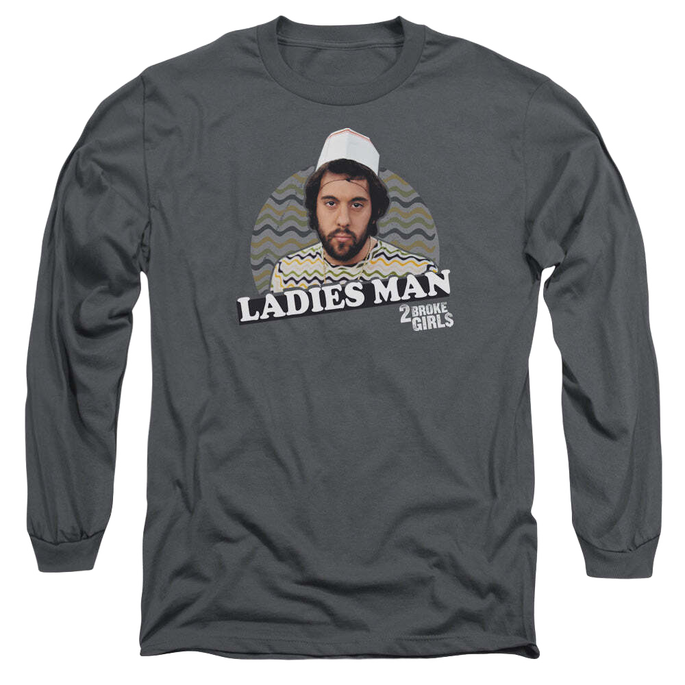 2 Broke Girls Ladies Man - Men's Long Sleeve T-Shirt Men's Long Sleeve T-Shirt 2 Broke Girls   