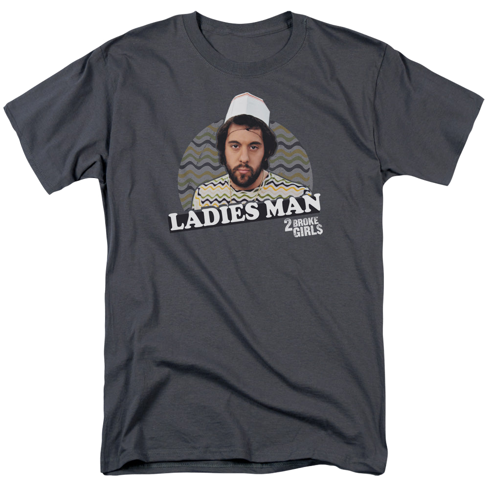 2 Broke Girls Ladies Man - Men's Regular Fit T-Shirt Men's Regular Fit T-Shirt 2 Broke Girls   